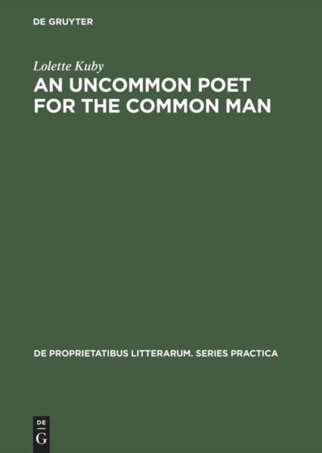 An Uncommon Poet for the Common Man: A Study of Philip Larkin's Poetry