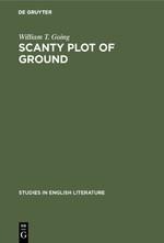 Scanty plot of ground: Studies in the Victorian sonnet