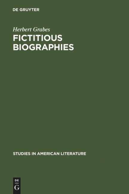 Fictitious Biographies: Vladimir Nabokov's English Novels