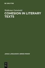 Cohesion in literary texts: a study of some grammatical and lexical features of English discourse