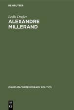 Alexandre Millerand: The socialist years