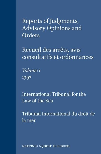 Reports of Judgments, Advisory Opinions and Orders / Recueil Des Arrêts, Avis Consultatifs Et Ordonnances, Volume 1 (1997)