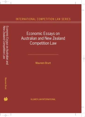Economic Essays on Australian and New Zealand Competition Law