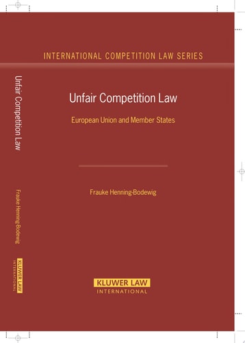 Unfair Competition Law European Union and Member States