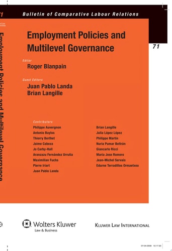 Employment Policies and Multilevel Governance