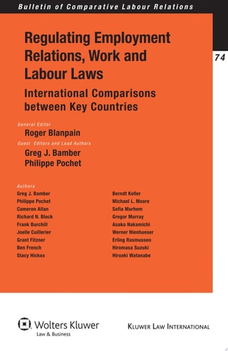Regulating Employment Industrial Relations and Labour Law Intl Co