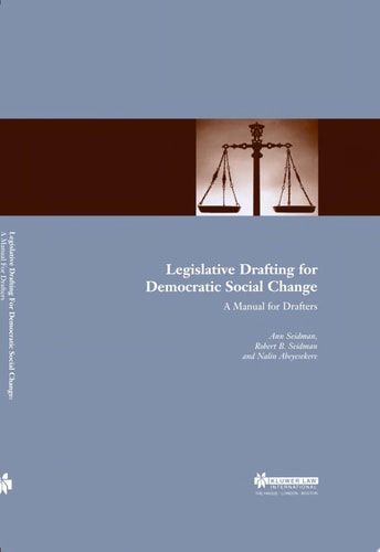 Legislative Drafting for Democratic Social Change