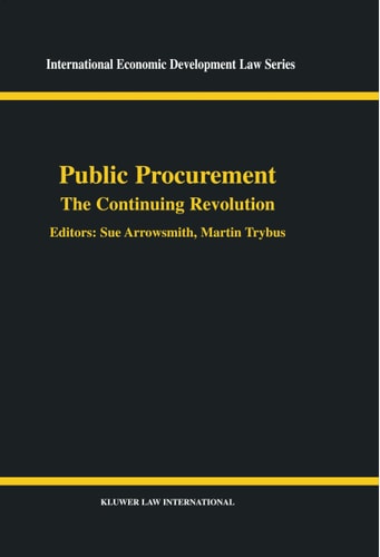 Public Procurement:The Continuing Revolution