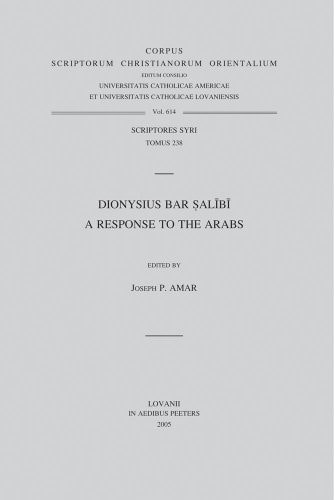 Dionysius Bar Salibi: Text