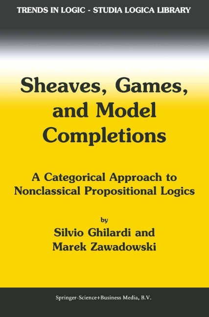 Sheaves, Games, and Model Completions: A Categorical Approach to Nonclassical Propositional Logics