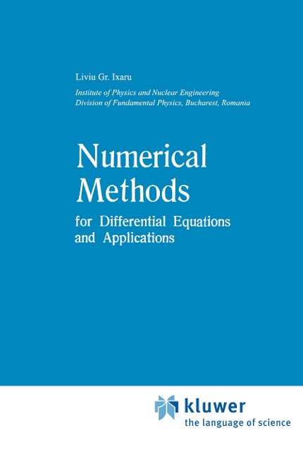 Numerical Methods for Differential Equations and Applications