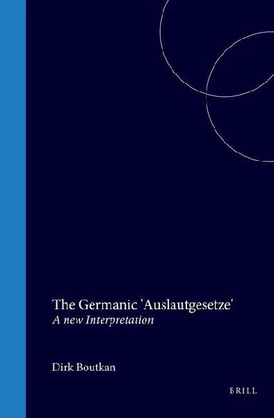 The Germanic 'Auslautgesetze'
