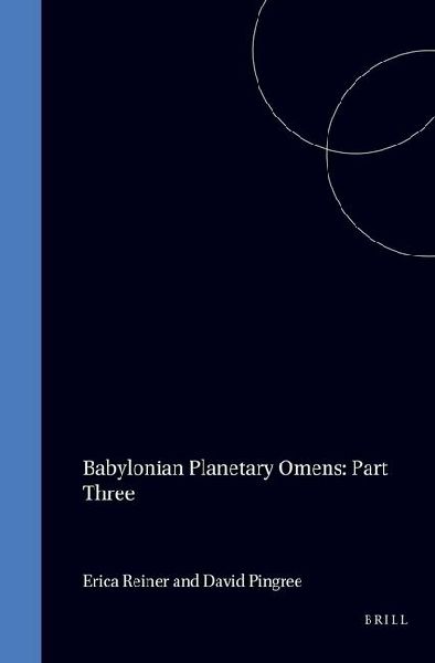 Babylonian Planetary Omens: Part Three