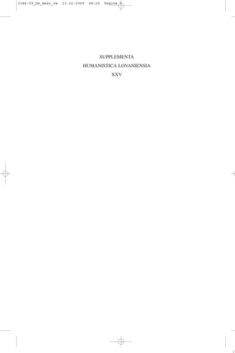 The Neo-Latin Epigram A Learned and Witty Genre