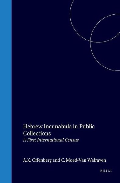 Hebrew Incunabula in Public Collections: A First International Census