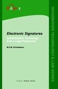 Electronic Signatures: Authentication Technology from a Legal Perspective