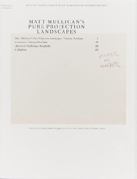 Matt Mullicans Pure Projection Landscapes