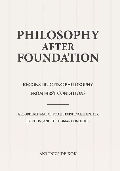Philosophy After Foundation: Reconstructing Philosophy from First Conditions