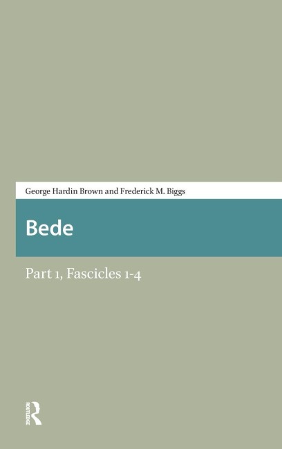 Bede: Part 1, Fascicles 1-4