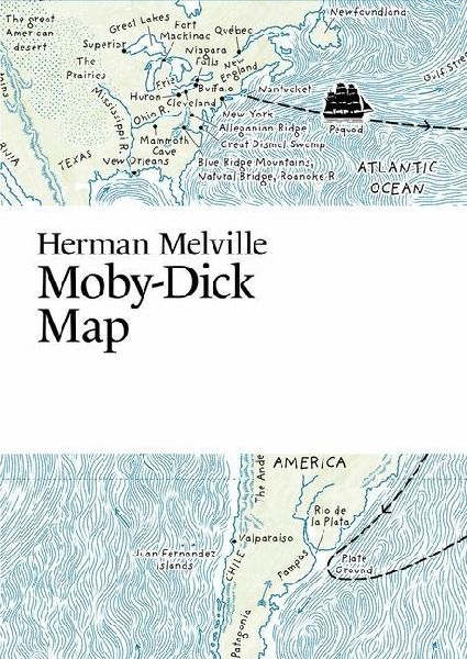 Herman Melville, Moby-Dick Map
