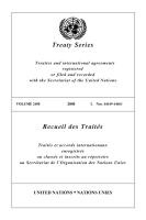 United Nations Treaty Series: 2008