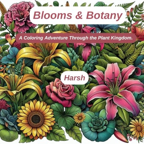Blooms & Botany A Coloring Adventure Through the Plant Kingdom