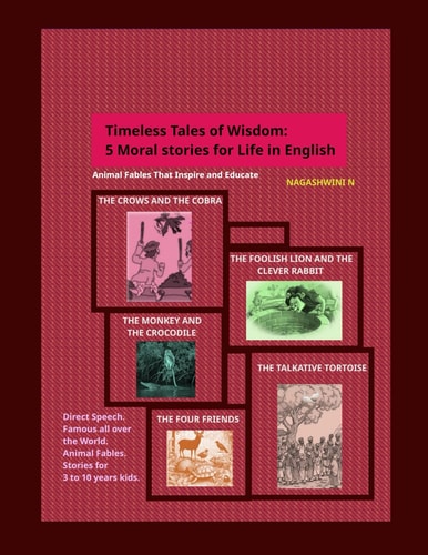Timeless Tales of Wisdom 5 Moral Stories for Life in English: Animal Fables That Inspire and Educate