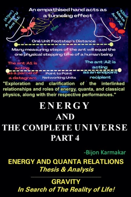 Energy and The Complete Universe. Part 4. Subtitle: Energy and Quanta Relation. (Thesis & Analysis). Gravity.  In Search of The Reality of Life!