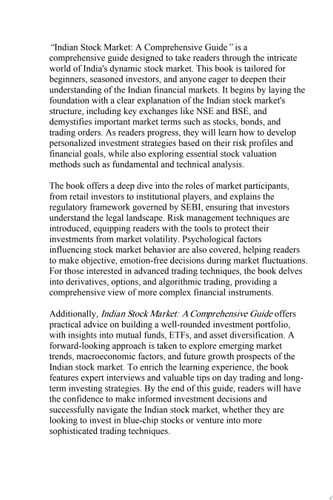 Indian Stock Market A Comprehensive Guide