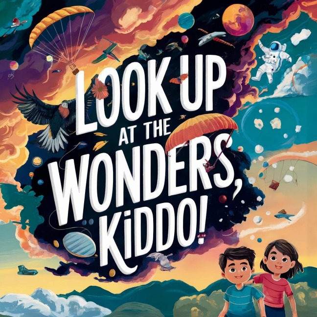 Look up at the wonders, kiddo!: Inspire your child to trade screen time for wonder time with this enchanting adventure.