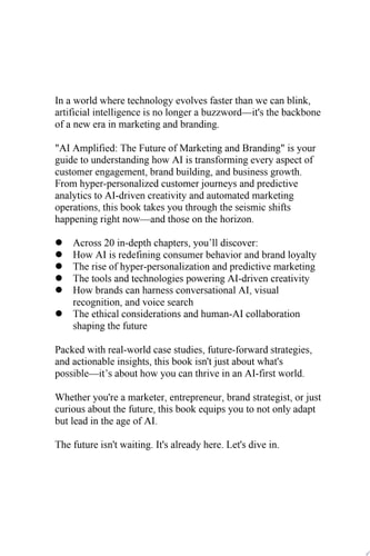AI Amplified The Future of Marketing and Branding
