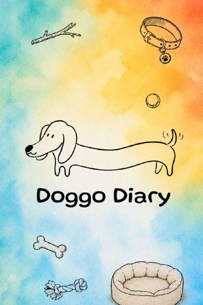 Doggo Diary: Your Complete Dog Diary, Health Record & Memory Book in One