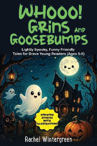 Whooo! Grins and Goosebumps Vol. 1: Lightly Spooky, Funny Friendly Tales for Brave Young Readers (Ages 5-8)