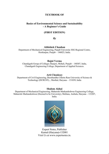 Basics of Environmental Science and Sustainability - A Beginner’s Guide