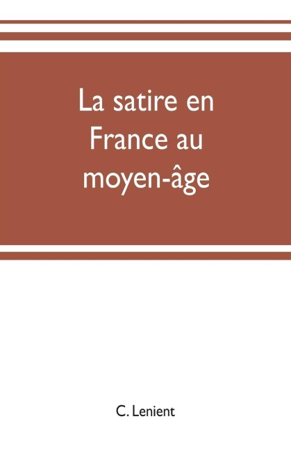 La satire en France au moyen-âge