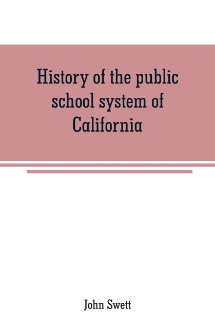 History of the public school system of California