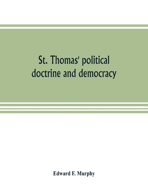 St. Thomas political doctrine and democracy