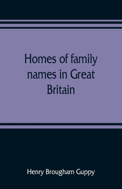 Homes of family names in Great Britain