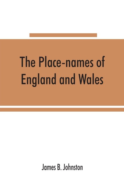 The place-names of England and Wales