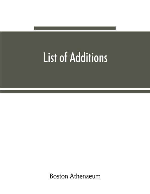 List of additions
