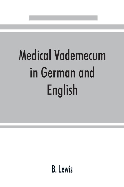 Medical vademecum in German and English
