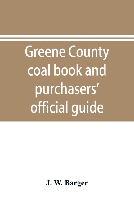Greene County coal book and purchasers official guide