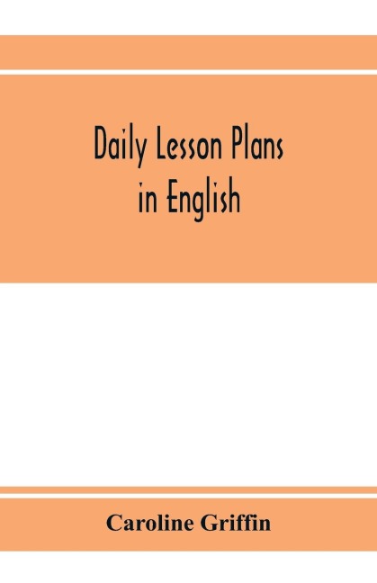 Daily lesson plans in English
