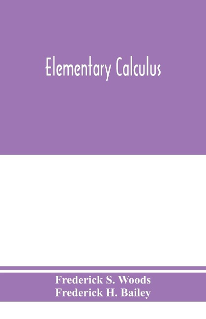 Elementary calculus