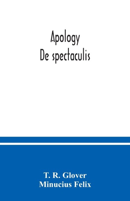 Apology. De spectaculis
