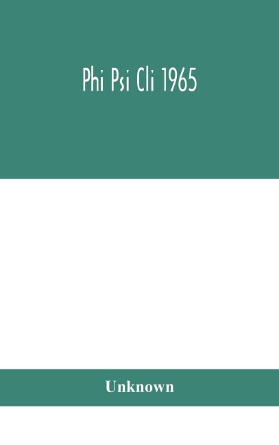 Phi Psi Cli 1965