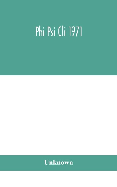 Phi Psi Cli 1971