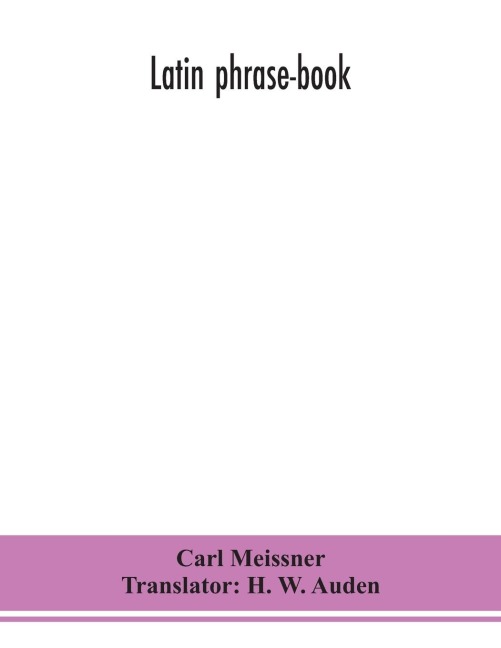 Latin Phrase-Book