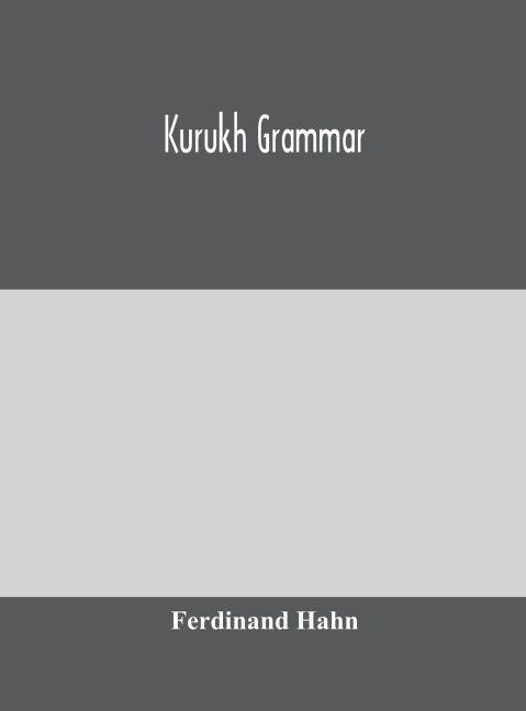 Kurukh Grammar