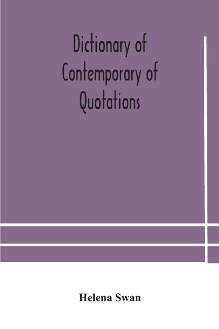 Dictionary Of Contemporary Of Quotations